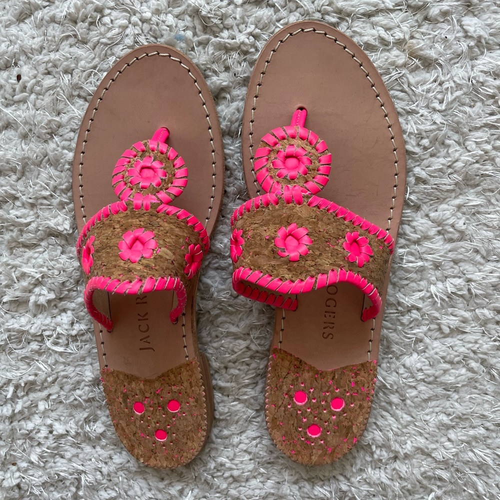 Hot Pink Jack Rogers Sandals